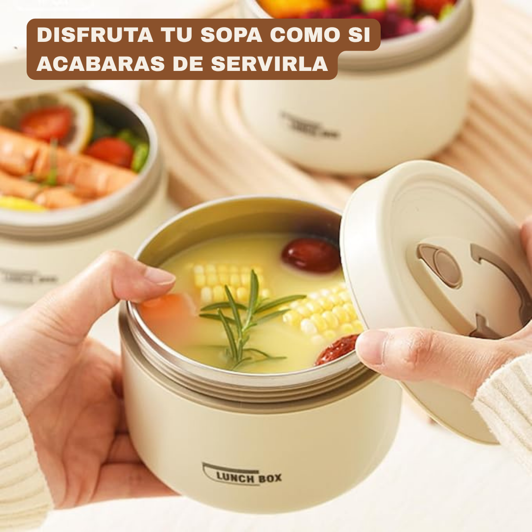 PACK LUNCHBOX®: 4 Loncheras Térmicas + ¡Maleta+Cubiertos gratis!
