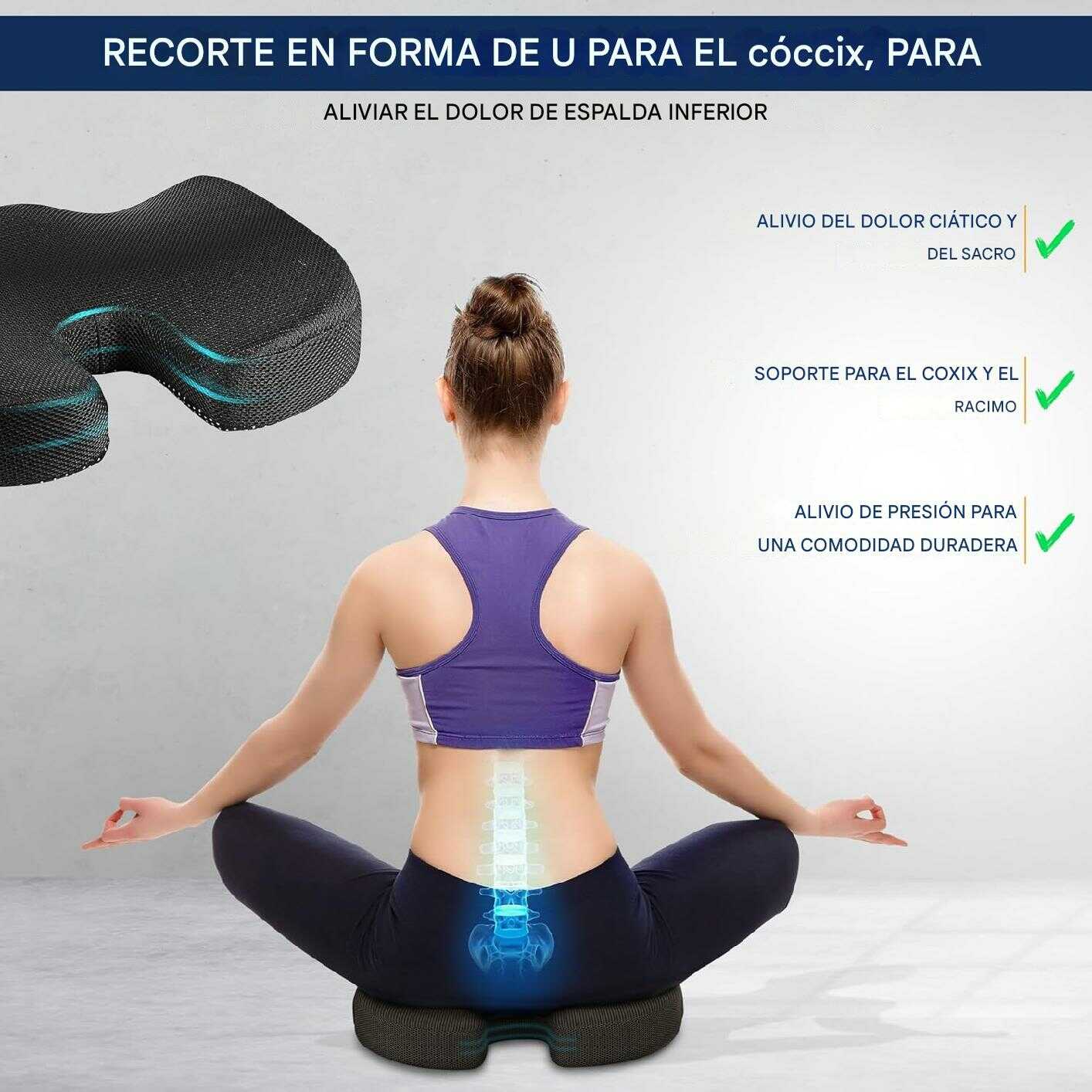 RELAXFORM®: COJÍN ORTOPEDICO PREMIUM+ FUNDA ANTITRANSPIRANTE ¡GRATIS!