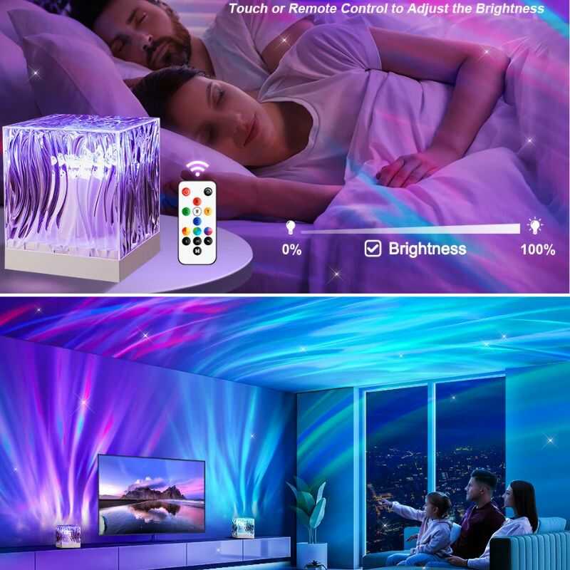 AuroraCube: Proyector de Aurora Boreal