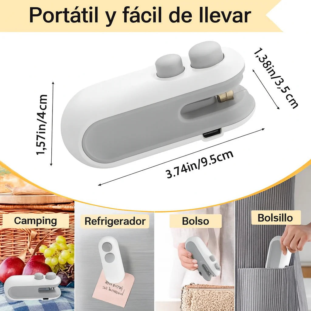 MINI SELLADOR DE BOLSAS PORTÁTIL