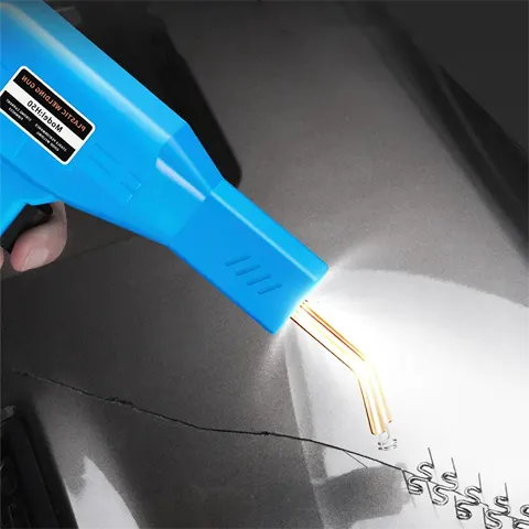 KIT SOLDADOR DE PLÁSTICOS PROFESIONAL + 600 grapas + Pinzas + Cutter ¡Gratis!