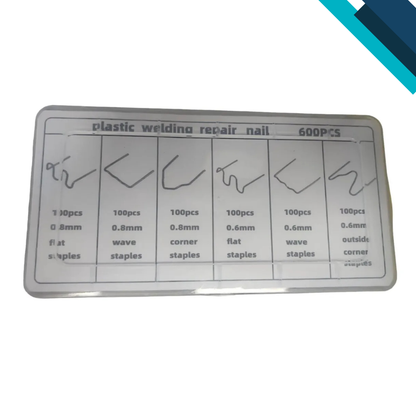 Clips de Repuesto para Pistola de Soldadura de Plásticos x 600 + Estuche Rígido ¡Gratis!