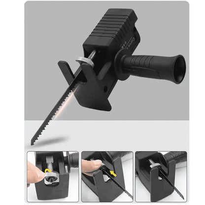 ADAPTADOR SIERRA PARA TALADRO — ¡Transforma tu Taladro en una Caladora al Instante!