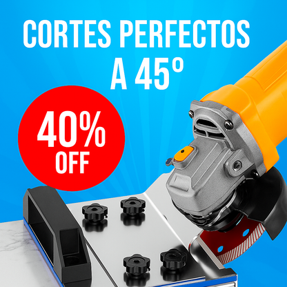 BISELADOR PARA PULIDORA - Cortes Perfectos a 45° en Cerámica Mármol y Porcelanato