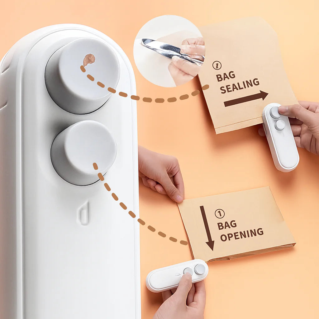 MINI SELLADOR DE BOLSAS PORTÁTIL