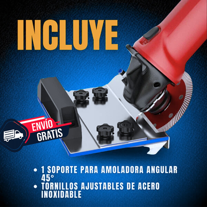 BISELADOR PARA PULIDORA - Cortes Perfectos a 45° en Cerámica Mármol y Porcelanato