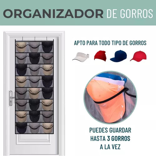RACK X24 NEGRO: ORDENA 24 GORRAS EN 1 SOLO PASO + ¡ ENVÍO GRATIS !