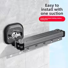 Tendedero De Ropa Brazo Plegable Ventosa